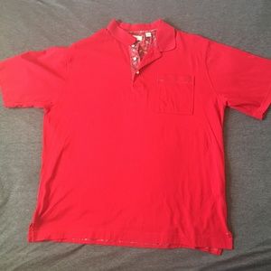 Sale!! Turnbury Golf Polo Shirt Men's Red Knit XL